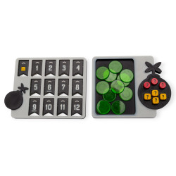 Bomb Busters - Infomarker-, Bestätigungsmarker- und Holzfigurenhalter