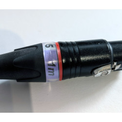 XLR Spacer Ring für Neutrik XXCR | Professionelle Kabelbeschriftung ohne Spalt